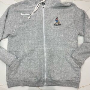 Gray Hoodie with “Beachcomber Cape May” Embroidery Size Large / Xtra Large. Mens